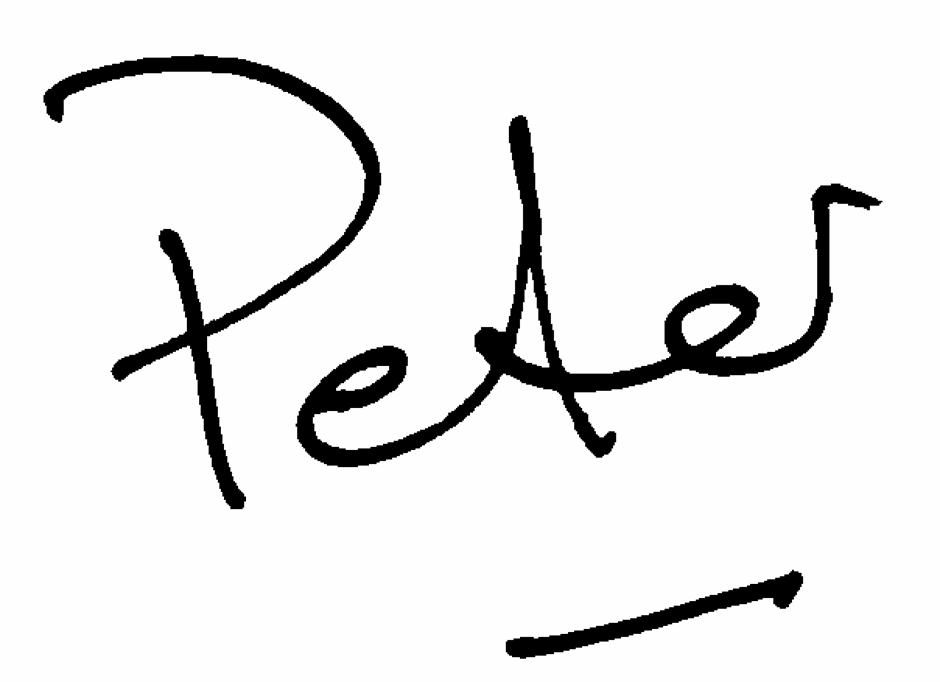 Sir Peter Soulsby signature