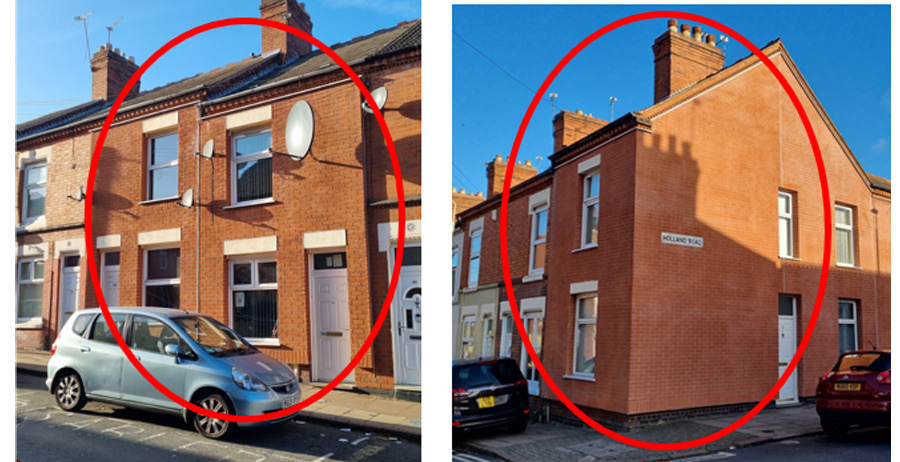 houses with wall that doesn't need planning permission for external wall insulation