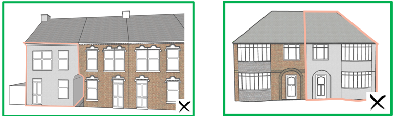 show how by installing plain render the architectural detailing (such cills, lintels, decorative banding across the centre and detailing around the doors) and the character and appearance of the properties are lost having a harmful unacceptable impact on the character and appearance of the wider area: