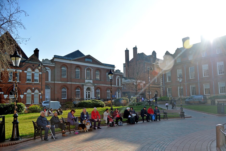 Town Hall Square in Leicester