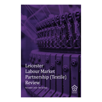 Leicester Labour Market Partnership Textile Review (2020 2022) front cover