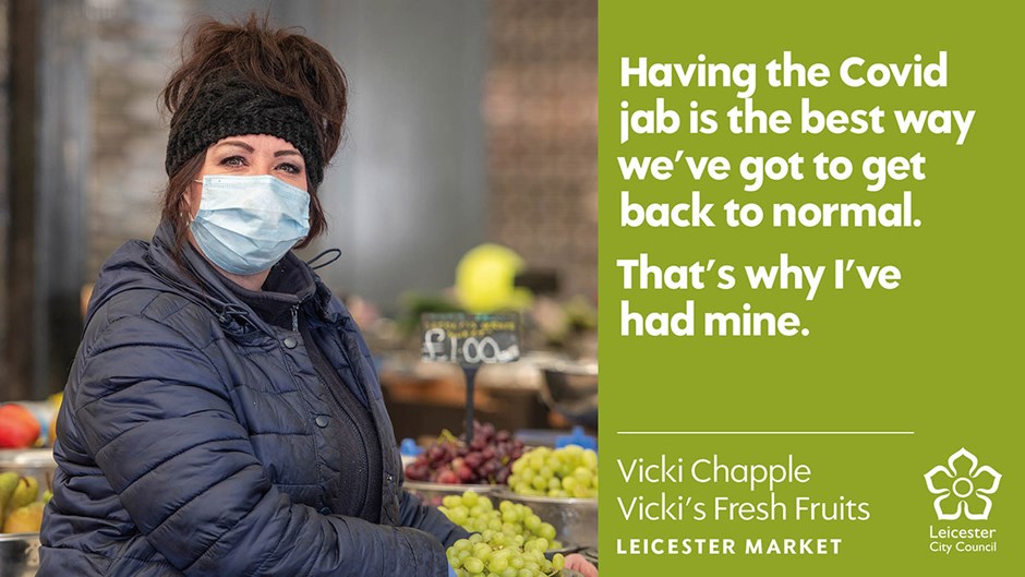 Vicki Chapple vaccination quote