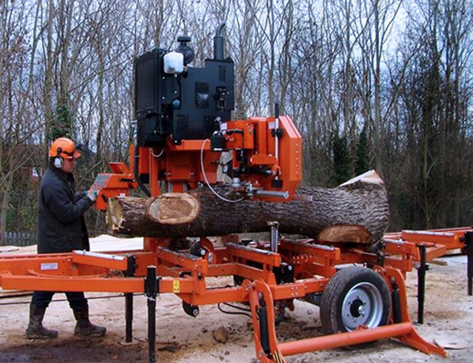 Timber Mill cutting trees